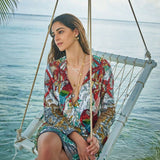 Sideway Big Initial 18k Gold Plated A-Z Pendant Necklace