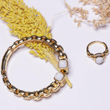 Amalfi Link Bangle Bracelet - Bansri Mehta Design