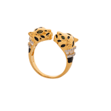 Panthera Double Headed Ring - Bansri Mehta Design