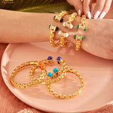 Amalfi Link Bangle Bracelet - Bansri Mehta Design