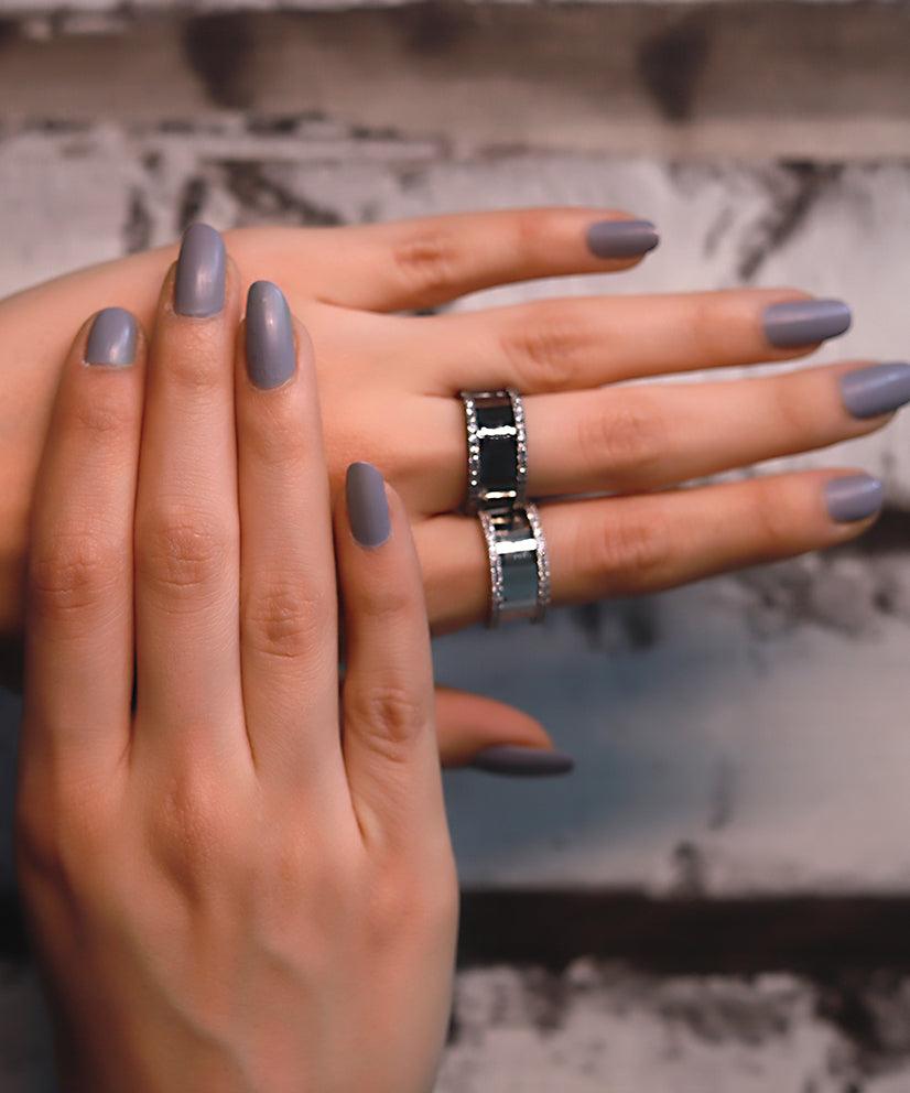 Metallic Adjustable Band Ring - Bansri Mehta Design