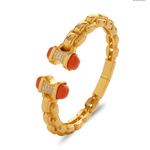 Amalfi Link Bangle Bracelet - Bansri Mehta Design
