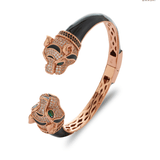 Statement Panther Cuff Bracelet - Bansri Mehta Design