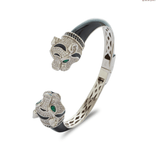 Statement Panther Cuff Bracelet - Bansri Mehta Design