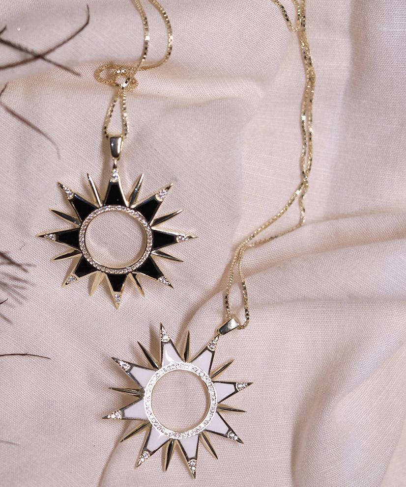 Sun Spoke Sunshine Necklace - Bansri Mehta Design