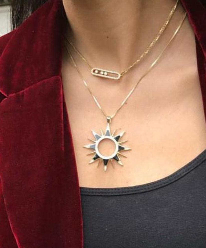 Sun Spoke Sunshine Necklace - Bansri Mehta Design