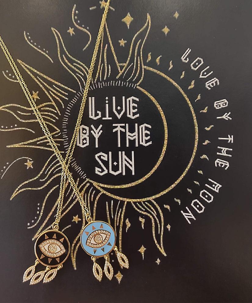 Evil Eye Dreamcatcher Necklace - Bansri Mehta Design