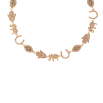Good Luck Charms Evil Eye Adjustable Choker Necklace - Bansri Mehta Design