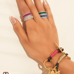 Gold Link Toggle Bracelet - Bansri Mehta Design