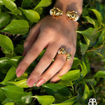 Panthera Double Headed Ring - Bansri Mehta Design