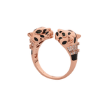 Panthera Double Headed Ring - Bansri Mehta Design