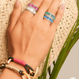 Gold Link Toggle Bracelet - Bansri Mehta Design