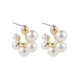Medio Pearl Hoop Earrings