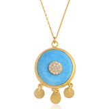 Evil Eye Dreamcatcher Necklace - Bansri Mehta Design