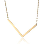 Sideway Big Initial 18k Gold Plated A-Z Pendant Necklace - Bansri Mehta Design