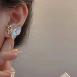 Le Petite Butterfly Pearl Earrings - Bansri Mehta Design