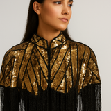 Mademoiselle Aurielle Beaded Cape