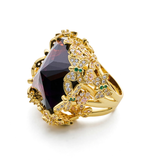 Chrysalis Nur Amythest Cocktail Ring