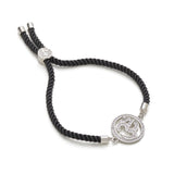 Om Adjustable Cord Bracelet