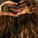 Chrysalis Nur Citrine Cocktail Ring - Bansri Design 