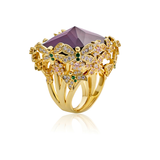 Chrysalis Nur Amythest Cocktail Ring