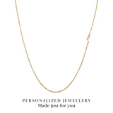 Mini Initial Chain Necklace