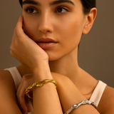 Athena Goddess Bangle Bracelet
