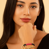 Gold Link Toggle Bracelet