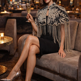 Gleaming Bisou Cape with Tassels