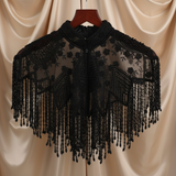 Anastasia Beaded Tassel Cape