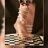 Isabeau Goddess Silver Citrine Cocktail Ring