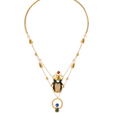 Alayna Scarab Statement Necklace