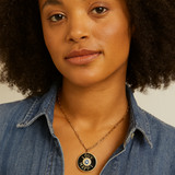 Love Happy Pendant Chain Necklace