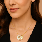 Love With All Your Heart Medallion Necklace