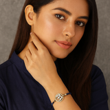 Om Adjustable Cord Bracelet