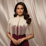 Samara Beaded Tassel Cape