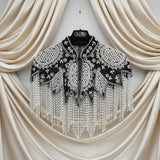 Anastasia Beaded Tassel Cape