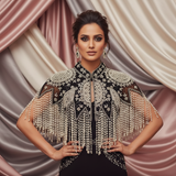 Anastasia Beaded Tassel Cape