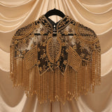 Anastasia Beaded Tassel Cape