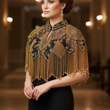 Anastasia Beaded Tassel Cape