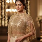 Anastasia Beaded Tassel Cape