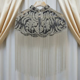 Gleaming Bisou Cape with Tassels