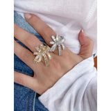 Baguette Diamond Bow Wrap Ring