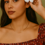 Slithering Snake Rose Gold Chain Necklace