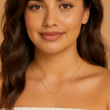 Stars Shine Down Long Wrap Around Chain Necklace