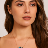Sterling Silver Third Eye Necklace