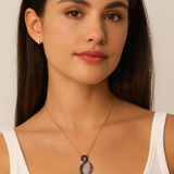 Swarovski Crystal Swan Necklace