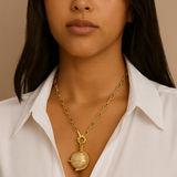 The World Is Mine Detachable Pendant Link Necklace