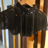 Lotus Petal Foliel Two-Toned Goddess Cape