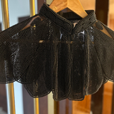 Lotus Petal Foliel Two-Toned Goddess Cape